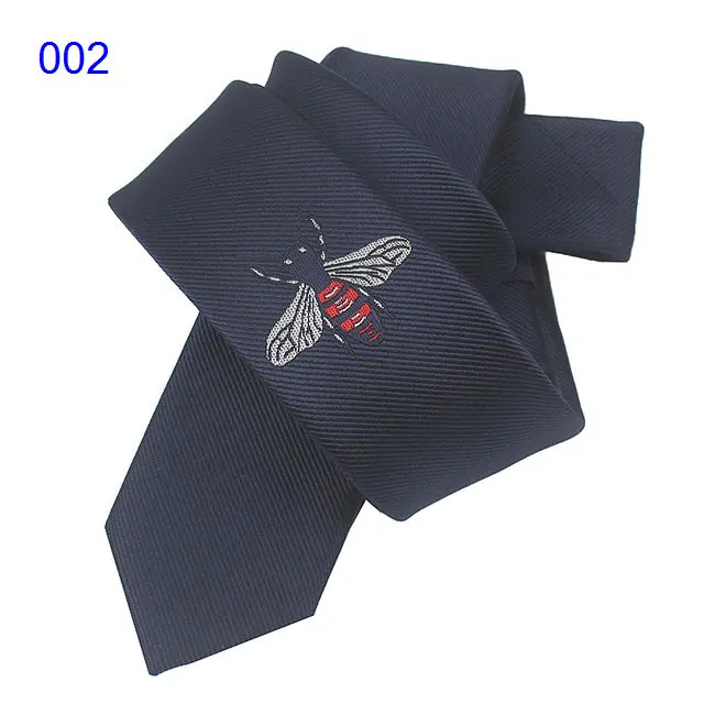 Вышивка тесьма узкий Стиль Цветок Тигр 5 см личности узкий галстук досуг красные черные галстуки