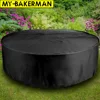 18 Size Black Cover Waterproof Oxford Wicker Sand Protect Garden Patio Rain And Snow Dust Outdoor Garden Furniture Rain Cover 1