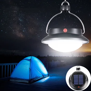 

Portable Solar Powered 60 LED Camping Light Lantern Hanging Umbrella Tent Light 5 Modes Sola Lamp For Home Outdoor Hiking