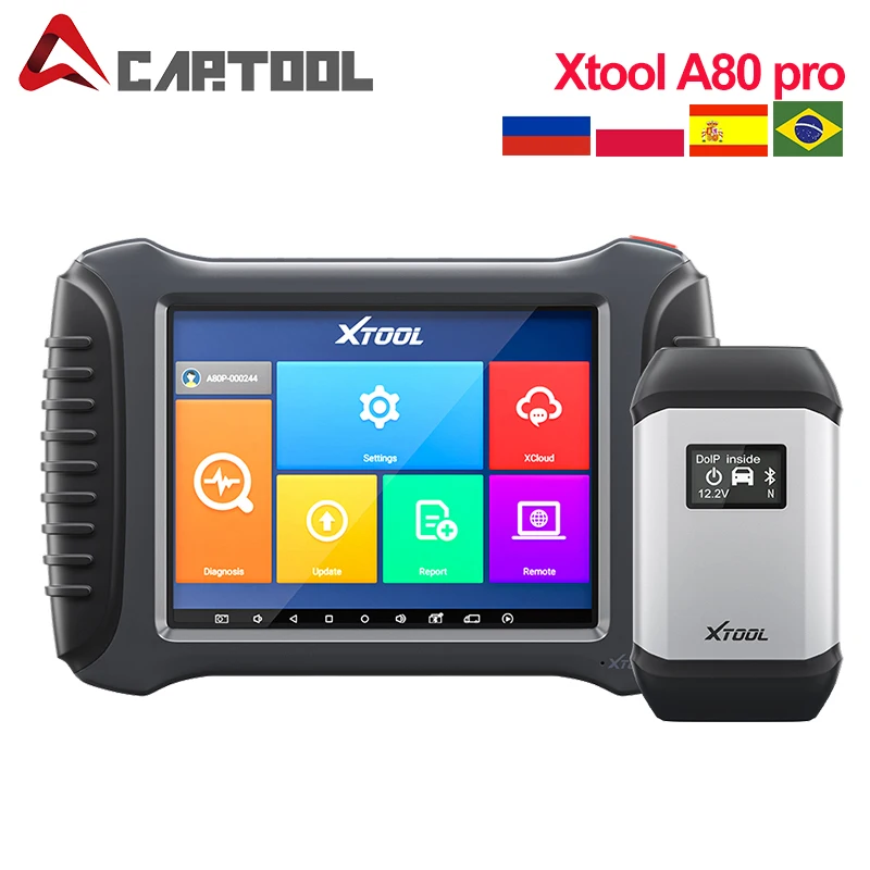 XTOOL A80 pro obd2 автомобильный диагностический инструмент OBD2 сканер Все системы