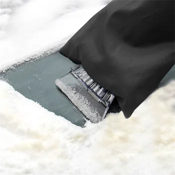 

Winter Automobile Car Snow Shovel Removal Clean Tool Keep Warm Gloves Car Practical Accessories