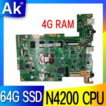 

MB C423NA Motherboard N4200 CPU 4GB RAM 64GB SSD For ASUS Chromebook C423NA C423N C423 Laptop motherboard C423NA Mainboard