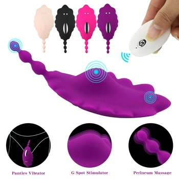Wearable Panty Vibrator Invisible Vibrating Egg Remote Control Vagina Clitoral Stimulation Anal Sex Toys for Women Masturbator 6