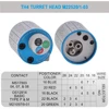 JRready TH Turret Head M22520/1-03 Use with JRD-ASF1 M22520/1-01 Crimping Tool for Solid Contacts 4