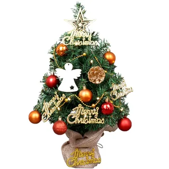 

Christmas Fashion Mini Christmas Tree Decoration Desktop Non-toxic Mini Diy Artificial Christmas Decorations For Home 25