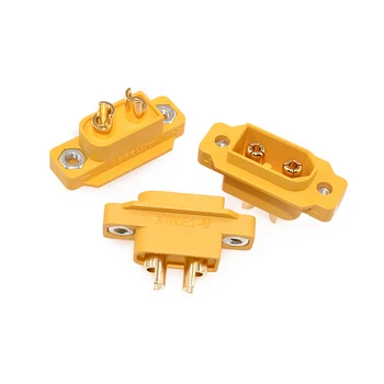 

5 PCS AMASS XT60E1-M new type Mountable XT60 Male Plug Connector 4.23g For Racing Models Multicopter Fixed Board DIY Spare Part