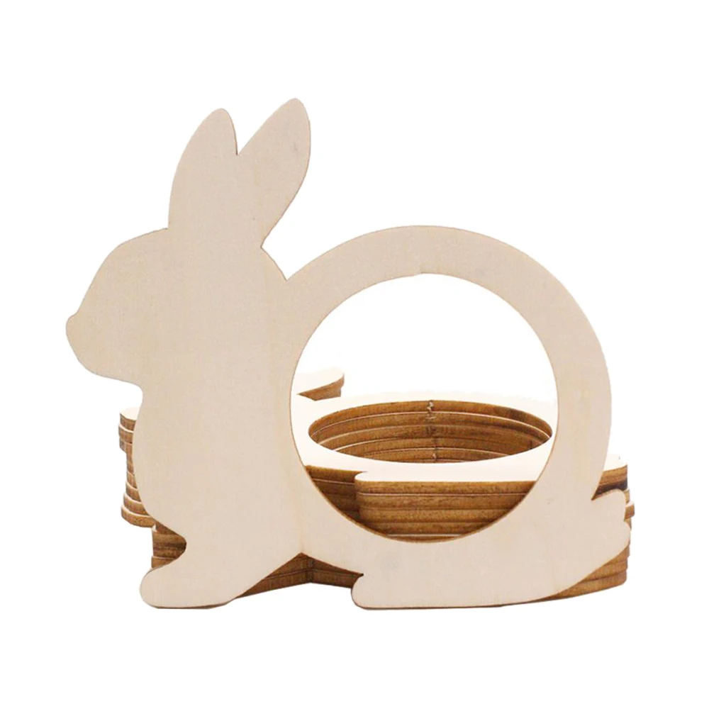 10pcs Dinner Napkin Buckle Wedding Party Napkin Ring Holder Wood Crafted