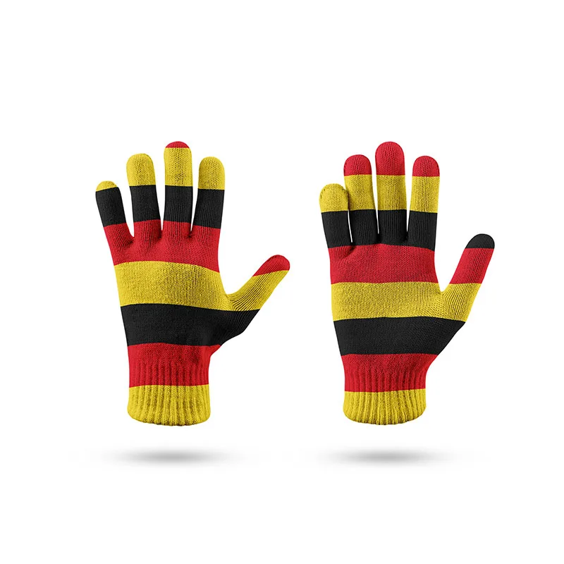 Fashion American Spain Flag Mittens For womne Unisex 3D Print Touch Screen Casual Gloves Funny Riding Garden Work Female Gloves