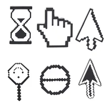 Европа и Америка стиль брошка мультфильм Милая креативная система Win все типы кнопок мыши, не допускается поиск курсора брошь