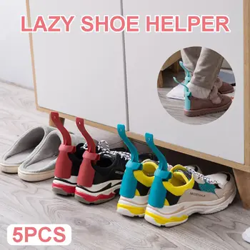 

5PCS Shoe Horn Lazy Unisex Wear Shoe Horn Profession Convenient Helper Shoehorn Shoe Easy On And Off Shoe Sturdy Slip Aid