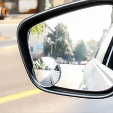 

360 Degree HD Blind Spot Mirror for Car Reverse Frameless Ultra Thin Wide Angle Round Convex Rear View Mirror Car Accessories