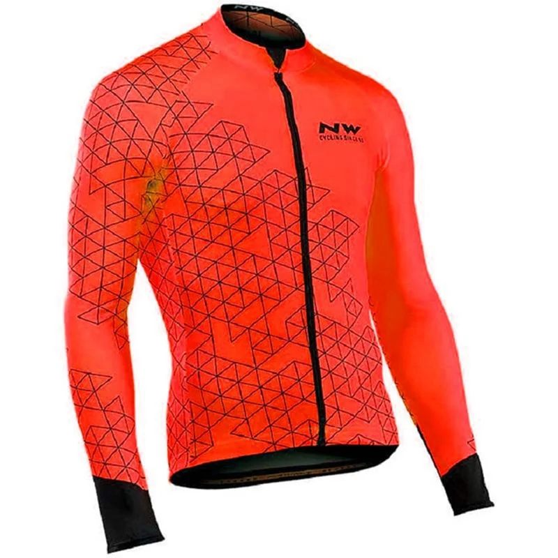 Мужская футболка с длинными рукавами для велоспорта, велосипедная рубашка, велосипедные наряды, дышащая быстросохнущая гоночная одежда, Ropa Ciclismo, спортивная форма Y091