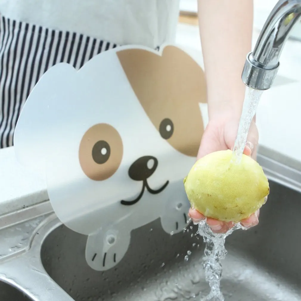 Kitchen Creativity Sink Dishwashing Dish Suction Cup Splash Guard