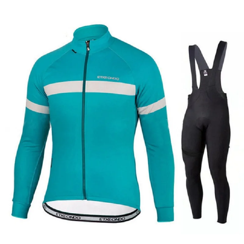Set 18 Pro team Etxeondo, одежда для велоспорта, осень, Northwave, мужской костюм с длинным рукавом, дышащий, для улицы, для езды на велосипеде, MTB clothin - Цвет: Set 18