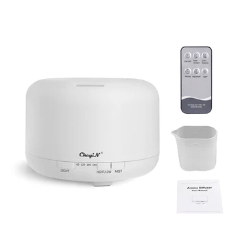 

600ml Essential Oil Diffuser Air Ultrasonic Aroma Humidifier 7 Color Lights Aromatherapy Humidificador Diffusor Remote Control