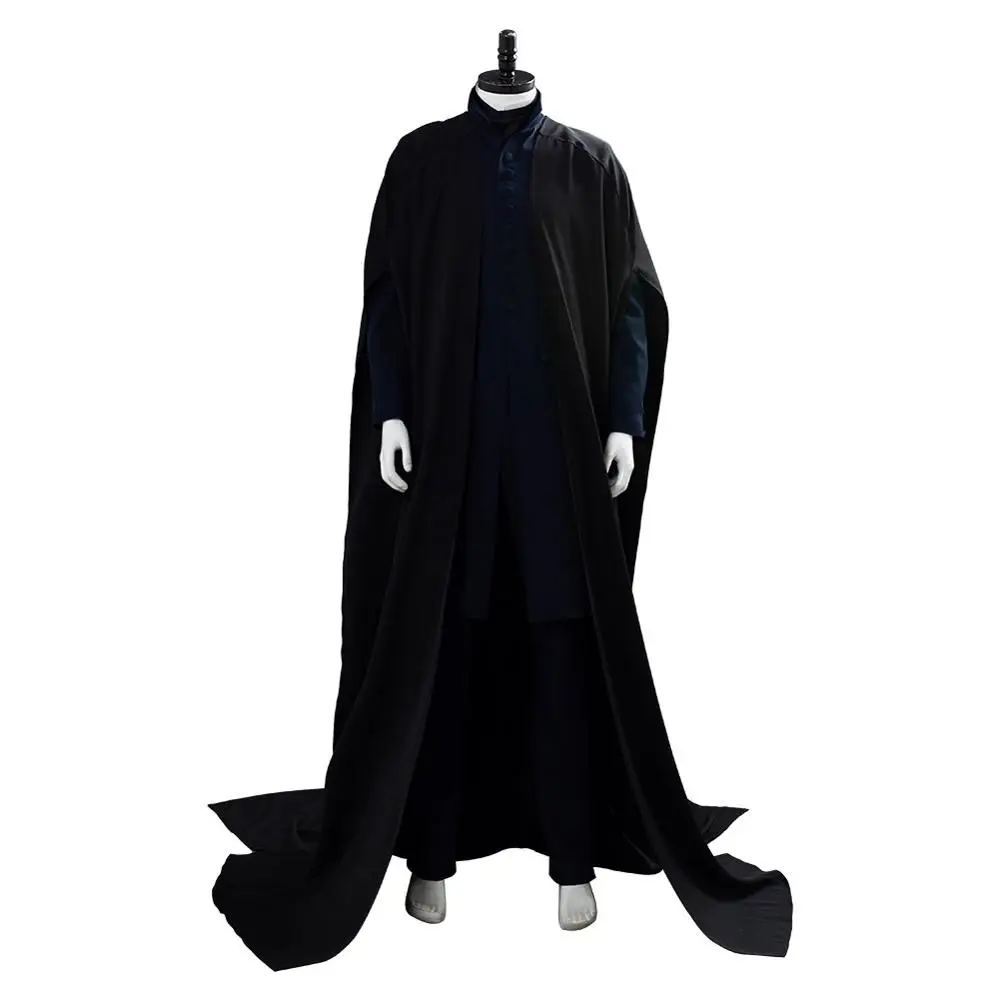 Severus Snape Косплей Deathly Hallows плащ-накидка, нарядный Хэллоуин костюмы для взрослых мужчин