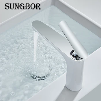 

Basin Faucet Bathroom Sink Faucet Single Handle Hole Chrome Faucet Basin Taps Deck Vintage Wash Hot Cold Mixer Tap Crane AL-7728