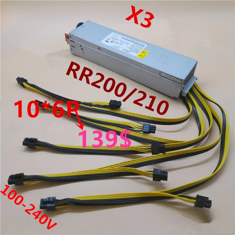 DIY PSU Для Delta Z9 Mini B3 X3 RR200 A9 блок питания 850 Вт | Компьютеры и офис