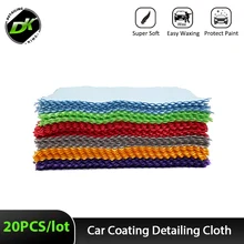 

5/10/20/50PCS Microfiber Lint-Free Cloth For Car Coating (Size:10cmx10cm)
