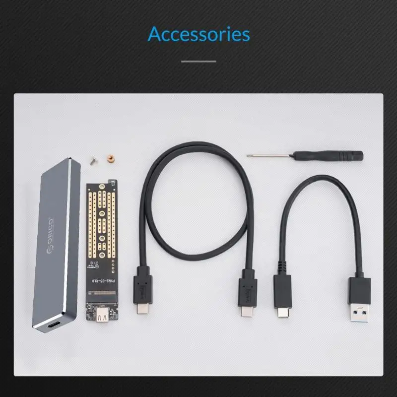 Чехол для хранения жесткого диска ORICO M.2 SSD M.2 M-Key для корпуса USB 3,1 type C скорость передачи 10 Гбит/с для iOS для Windows 7/8/10