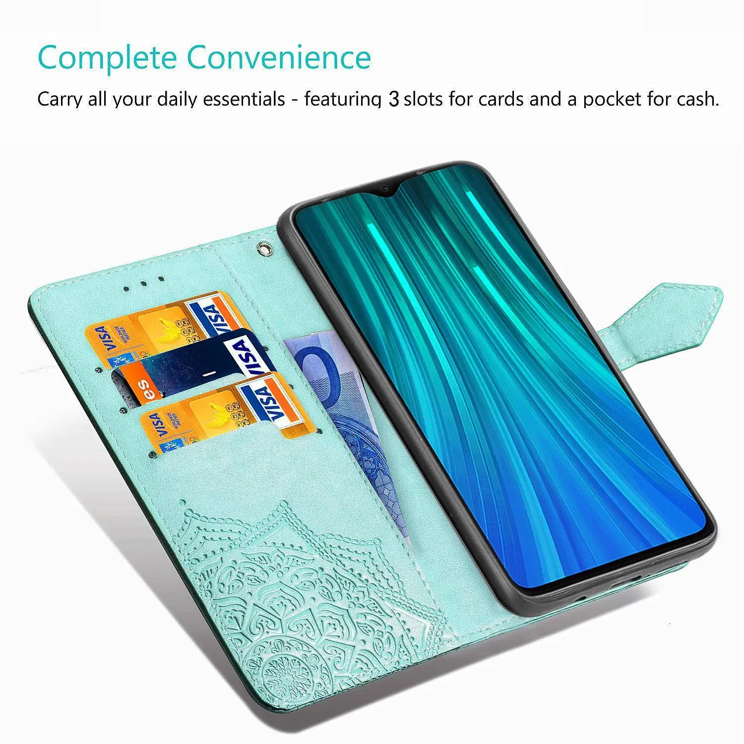 Кожаный чехол-книжка с изображением цветов мандалы для Xiaomi Redmi K20 Note 5 6 7 8 Pro 5A 6A 7A 8A чехол-книжка для Redmi note7 note8 Pro Filp чехол