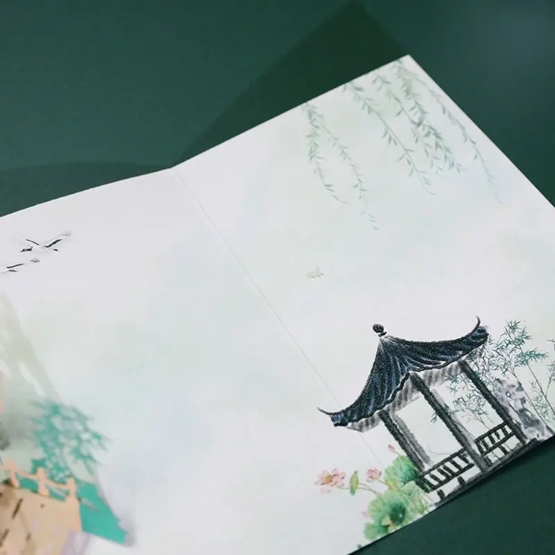  3D Pop Up Star Moon Greeting Cards Postcards Invitations with Envelop Birthday High Quality and Bra - 4.00033E+12