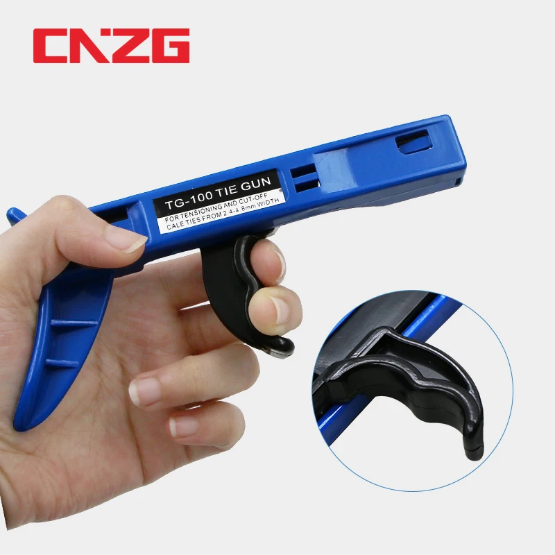 Kabelbinder-Pistole – Zieht & Schneidet Kabelbinder Blitzschnell, Für Nylon-Bis Zu 4,8 Mm Breite