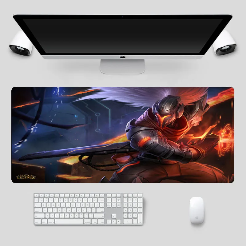 

Large 70x30cm Yasuo Gaming Mouse pad Gamer For League of Legends Laptop Keyboard desk mat Computer Locking Edge Mousepad