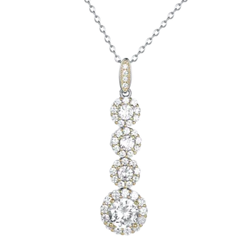 

Fahmi 2020 New Popular 100% 925 Sterling Silver Necklace2-15 High Quality Original Jewellery For Women Party Wedding Gift