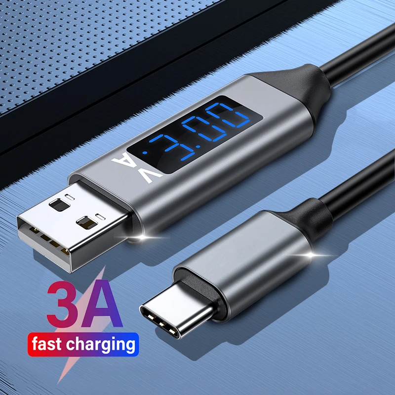 Кабель USB Type-C 3A для быстрой зарядки iPhone 12 Pro Max Xiaomi 11 | Мобильные телефоны и