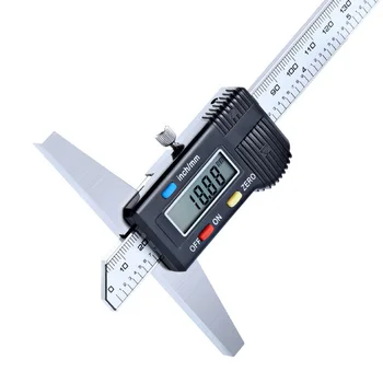 

Tools Depth Stainless Steel Caliper ±0.02mm Stable 150mm Digital Vernier Measuring Jaws Depth Step
