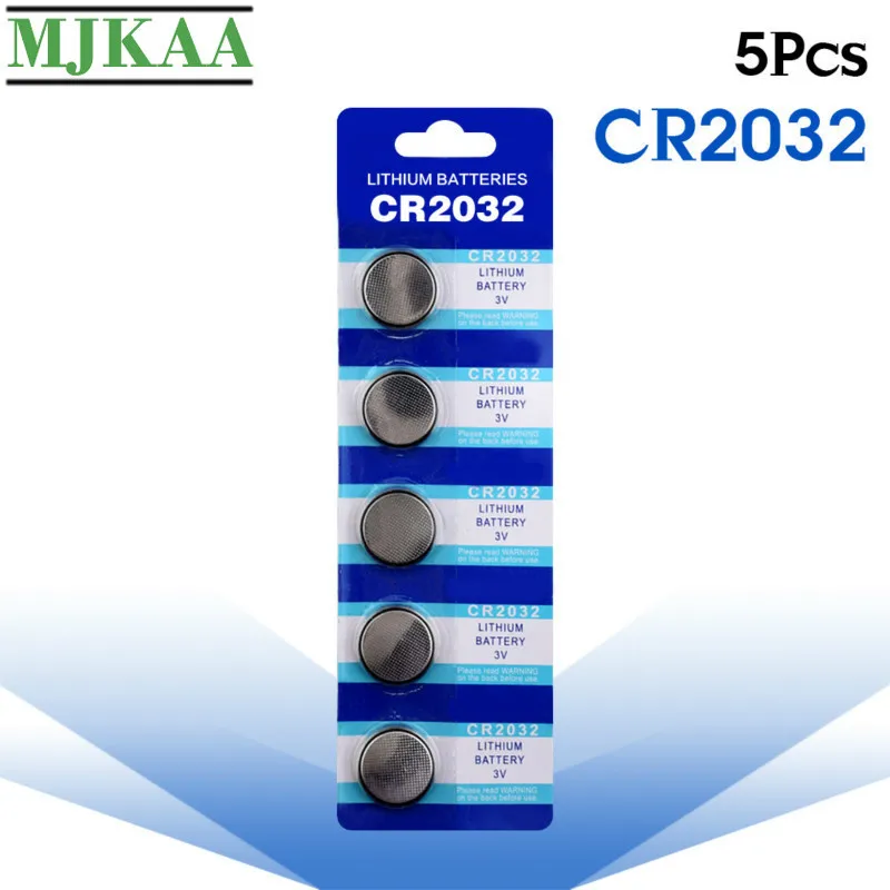 5 шт. батарейки CR2032 BR2032 DL2032 ECR2032 батарея литиевая 3В CR 2032 для часов электронная