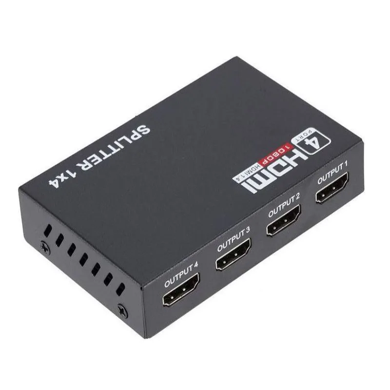 4k 1080P HDMI Splitter Full HD 1080p Video Distributor 1X4 Split 1 in 4 Out