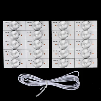 

20Pcs 3V SMD Lamp Beads with Optical Lens Fliter for 32-65 inch LED TV Repair