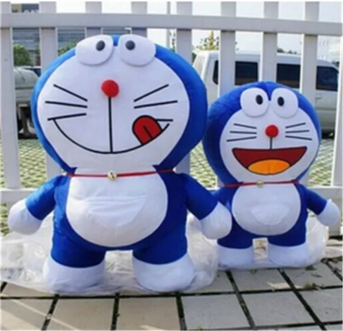 Fancytrader 39'' Pop Anime Japan Big Doraemon Plush Toy Giant Blue Stuffed Cartoon Doraemon Cat Doll Nice Birthday Gift 100cm (12)