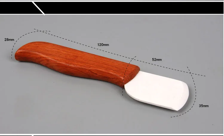 Черный/белый нано нож с керамическим лезвием режущий кожаный резак инструмент Палисандр деревянная ручка