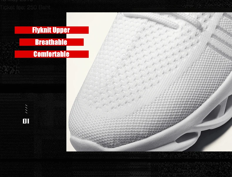2019 модные кроссовки Flyknit, повседневная спортивная обувь для мужчин прочная, долговечная подошва, обувь для тренировок, мужская красная