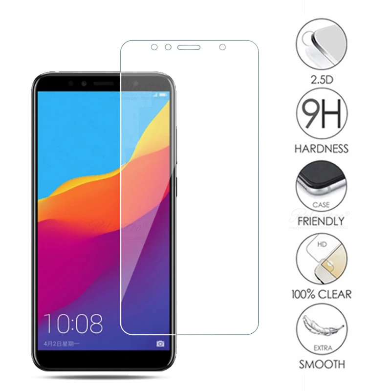

protective Glass on for Huawei Honor 7c 7a pro screen protector for honor hono 7 a c full Tempered glass honor7a clear film 9H