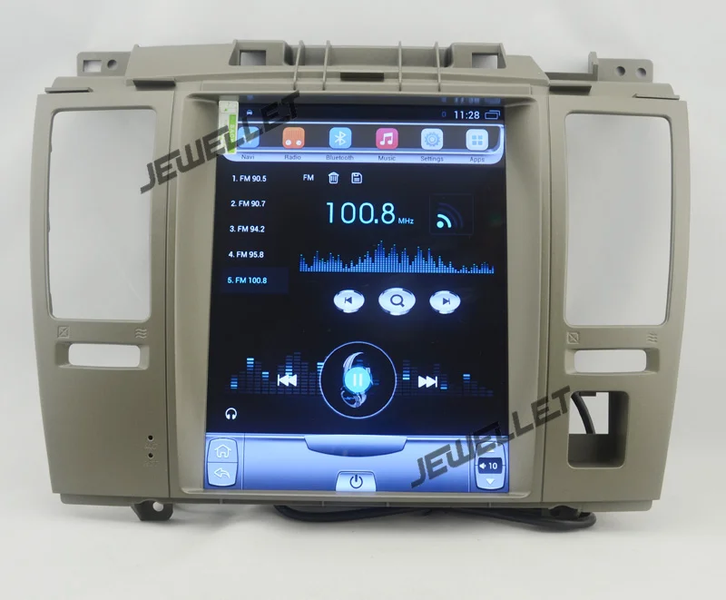 10," tesla стильный вертикальный экран Восьмиядерный Android 8,1 автомобильный стерео Мультимедийный Плеер для Nissan Tiida Latio Versa Dodge Trazo