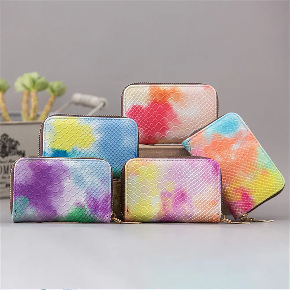 

Rfid Multifunctional Card Holder Business Wallet Women Large Capacity Zipper ID Credit Card Holder Case Coin Purse Tarjetero