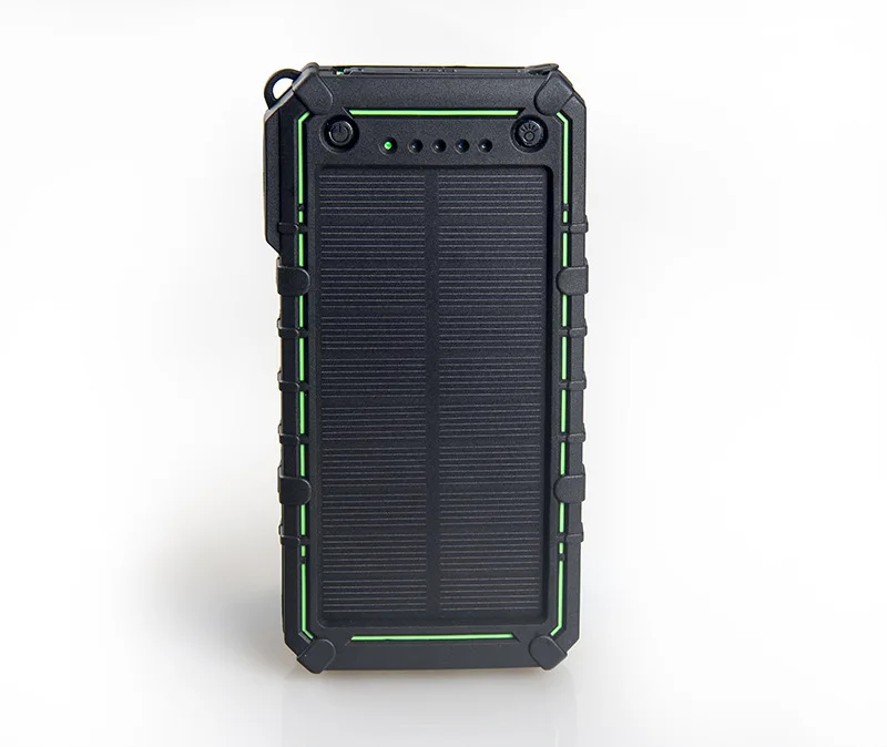 15000 mAh Солнечный аккумулятор 2.1A Быстрая зарядка светодиодный портативный зарядный внешний аккумулятор для Xiaomi samsung Iphone