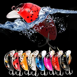 1PC NEW 35mm 4g Cicada Bait Fishing Lure Insect Bug Lure Sea Beetle Crank Wobblers For Bass Carp Fishing Tackle Accessories