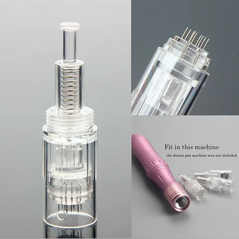 microneedling Screw Cartridge Replacement For Derma Pen Micro needle 9 pin / 12 36 nano Nano Needles | Красота и здоровье