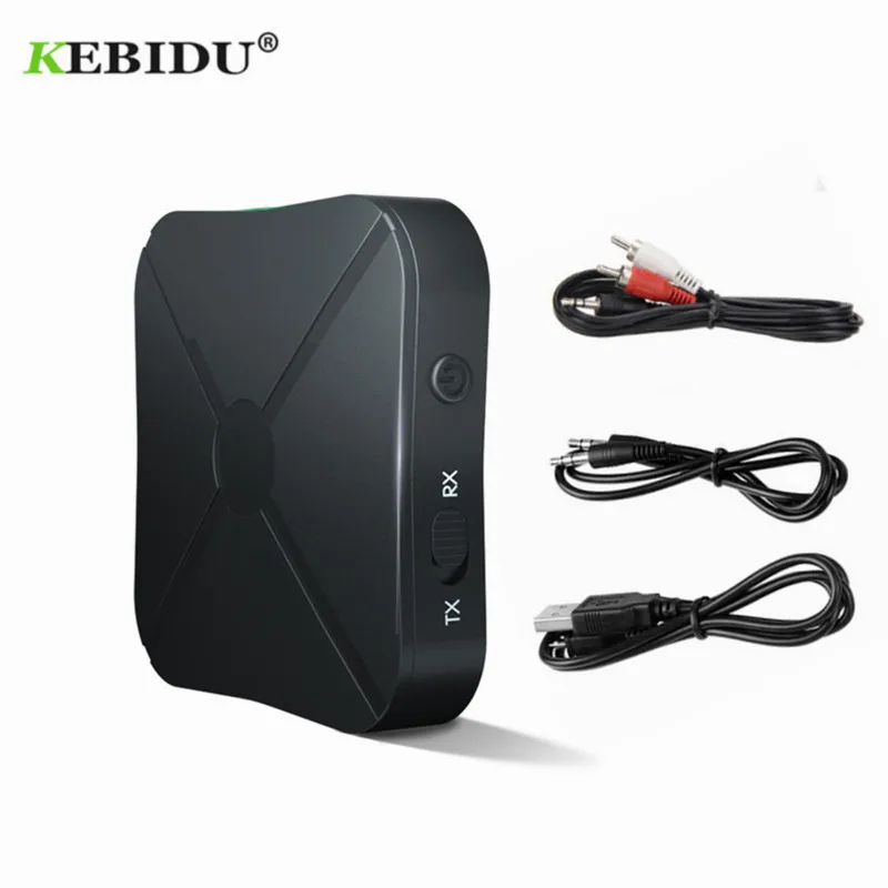KEBIDU KN319 Bluetooth 4 2 приемник передатчик в 1 беспроводной адаптер аудио с 3 5 мм AUX для