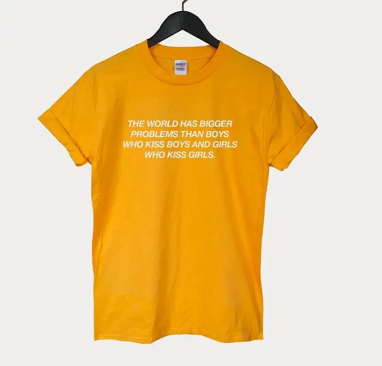 Мир имеет большие проблемы чем мальчики женщины футболка хлопок повседневная
