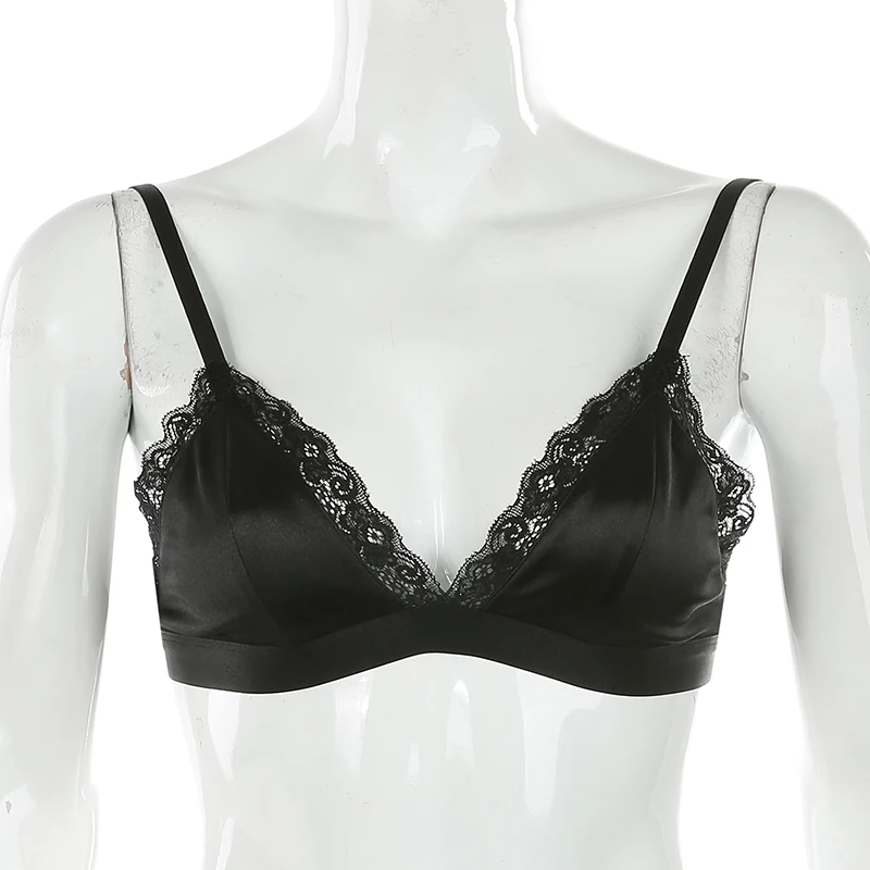 pu bralette