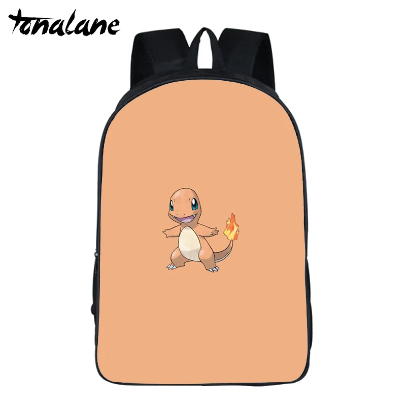 Крутой Покемон ребенок Пикачу рюкзак детские школьные сумки рюкзак Pokemon для подростков девочек мальчиков повседневные дорожные сумки - Цвет: 19