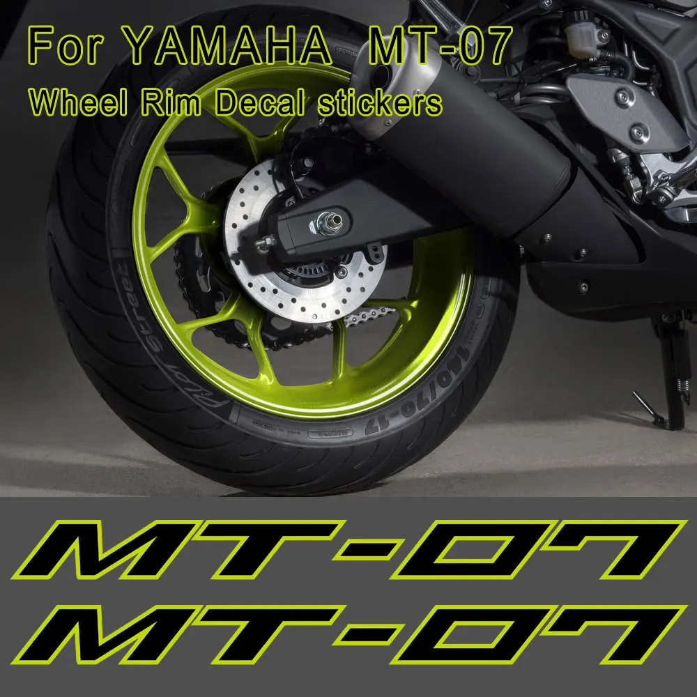 

Motorcycle Sticker 07 Decal Wheel Rim Fuel Tank Helmet Body Shell For YAMAHA MT-07 MT07 MT 07 Moto Sticker Film Paster