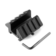 45 градусов офсетная сторона двойной 4 слота 20 мм Вивер Пикатинни рельсовый прицел крепление для охоты