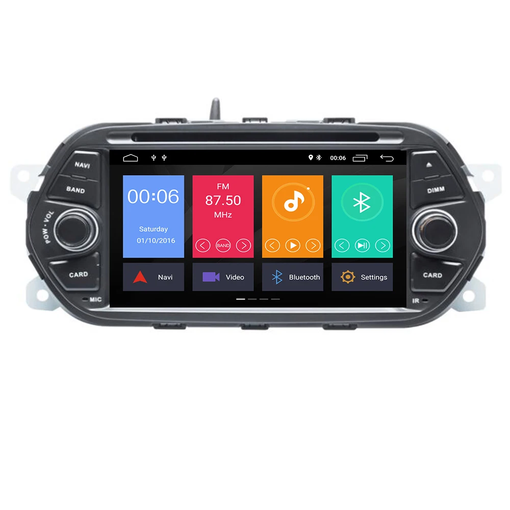  7'' eight Core Android9.0 Car DVD 2Din For Fiat Tipo Aegea Egea 2015 2016 2017 Auto car multimedia 